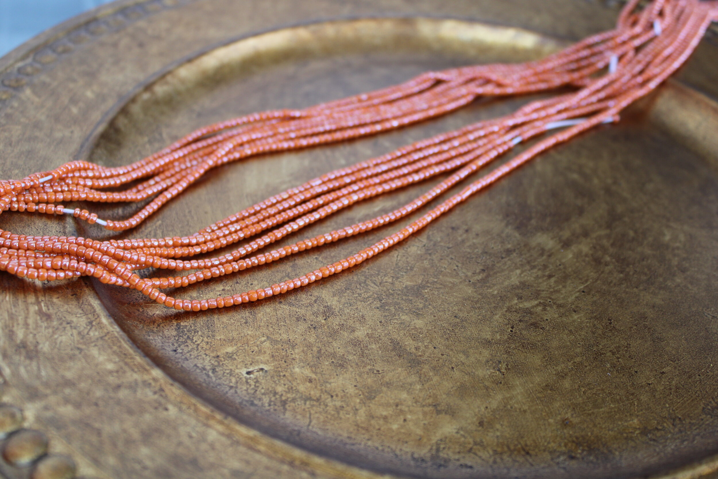 Coral waist beads hot sale
